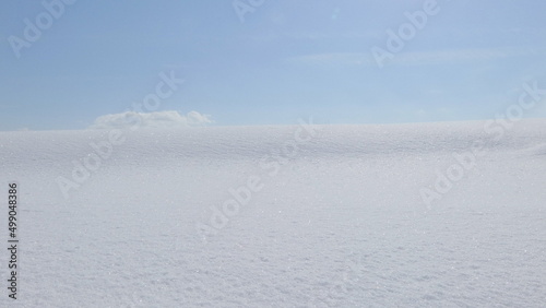 landscape with snow