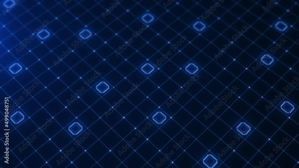 Future Digital Cyber security and information network Loop Background. Technology data binary code network connectivity. web services for business and internet project. Futuristic digital data code.