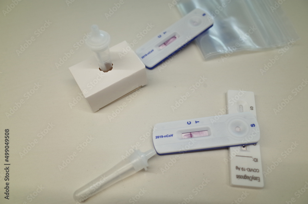 Rapid antigen test for COVID-19 diagnostic at home, self-test kits provided by the Chinese Government  for free.