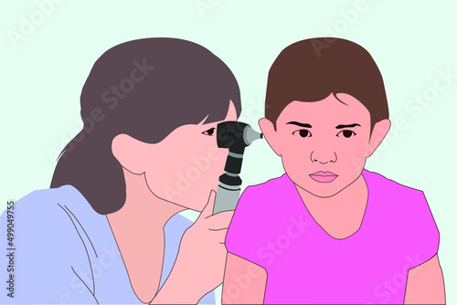 Headache Vector Illustration Portrait 3