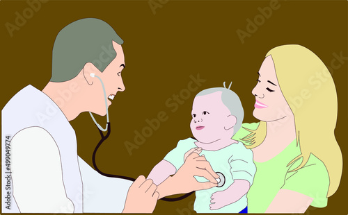 Headache Vector Illustration Portrait 1