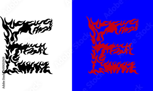 English word E