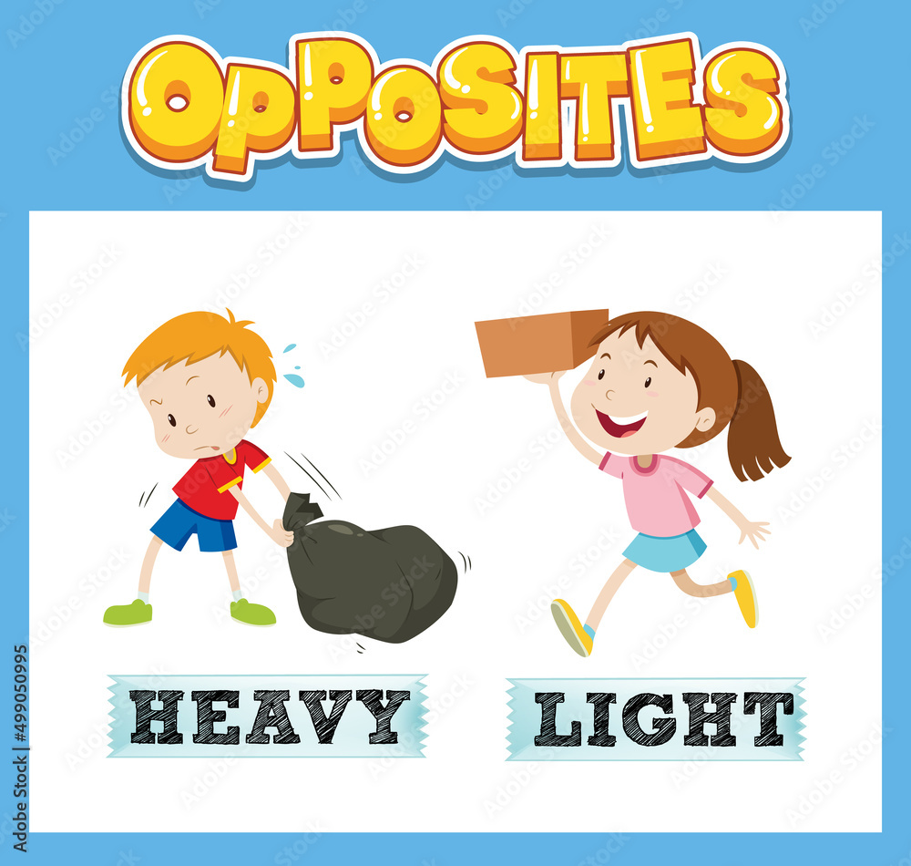 Opposite English words for kids Opposite English words for kids
