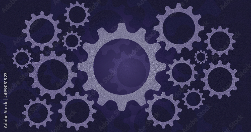 Abstract blue gears background for art concept Abstract blue gears background for art concept