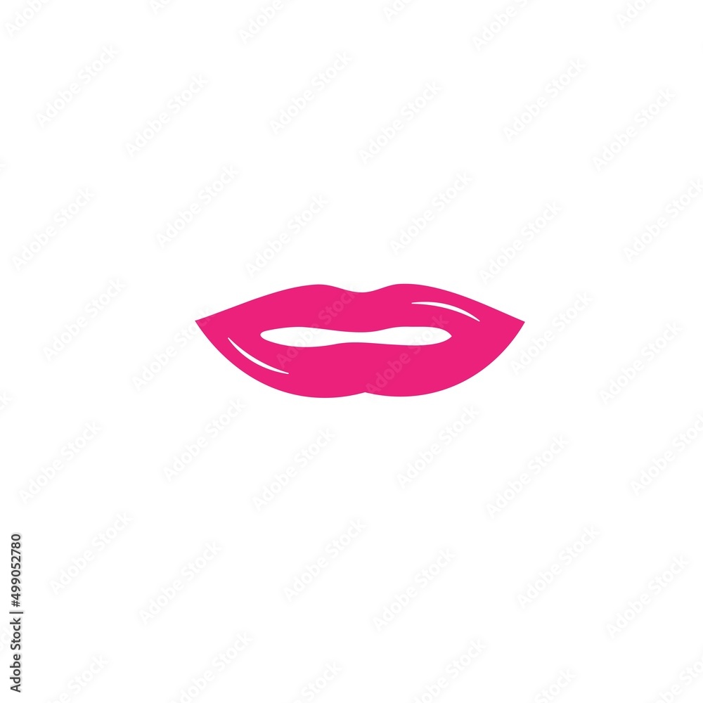 Sexy beauty lips template vector design Sexy beauty lips template vector design