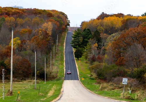 road in autumn