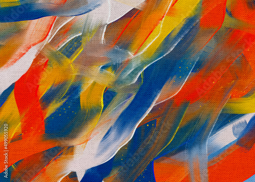 фотографія Abstract oil painting texture in bright colors for display