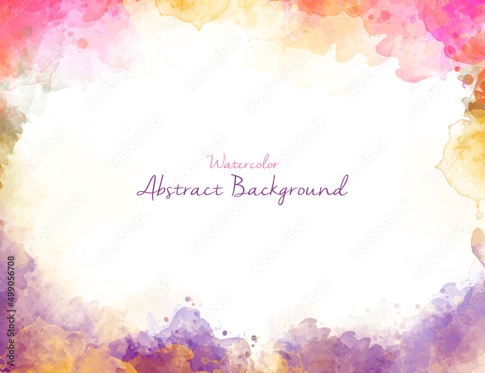 Watercolor Ink Splash Abstract Background Watercolor Ink Splash Abstract Background