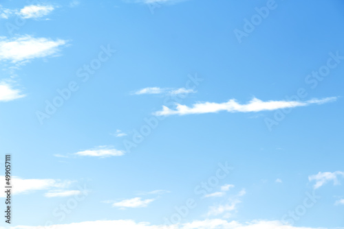 White clouds sky background with breeze