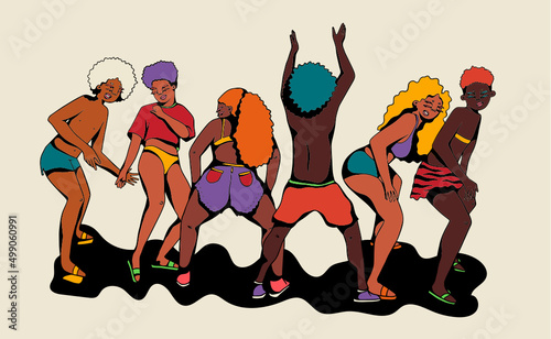 Friends Dancing