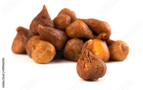 Dried Figs Isolated on a White Background