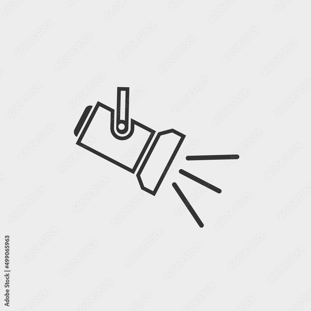 spotlight vector icon illustration sign spotlight vector icon illustration sign