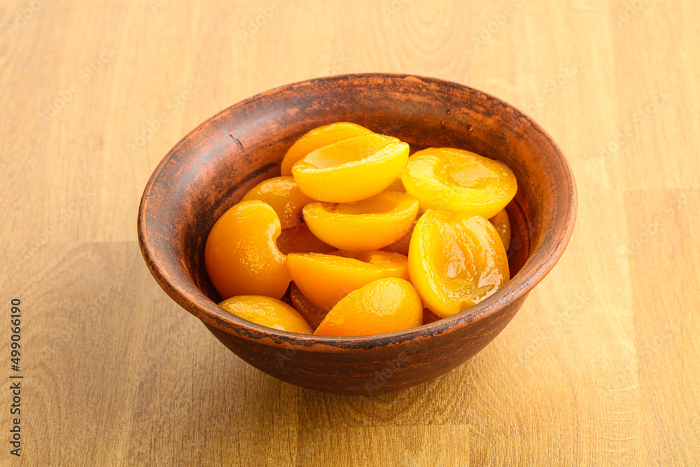 Canned apricot – sweet light dessert Canned apricot – sweet light dessert