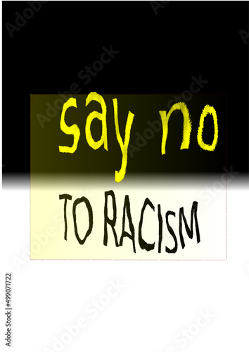 say no to racism