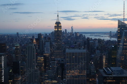 Mirador en Nueva York al atardecer  © MCBU