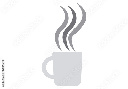 Tazas de café y chocolate caliente. 