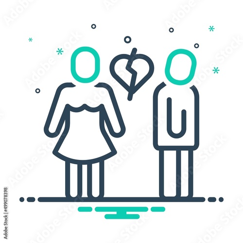 Mix icon for ex couple