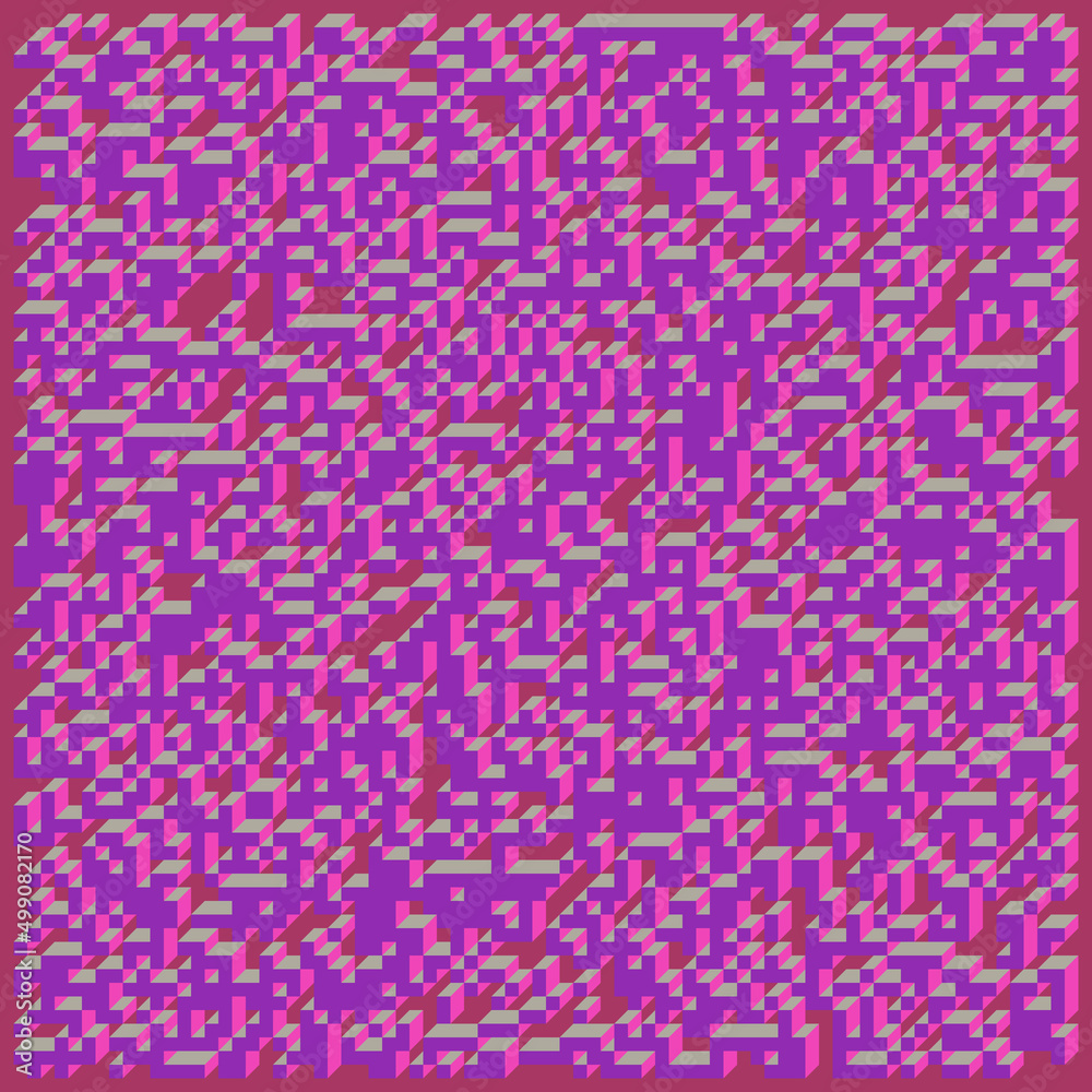 Implementation of Edward Zajec’s “Il Cubo” from 1971. Essentially a Truchet tile set of 8 tiles and rules for placement art illustration Implementation of Edward Zajec’s “Il Cubo” from 1971. Essentially a Truchet tile set of 8 tiles and rules for placement art illustration