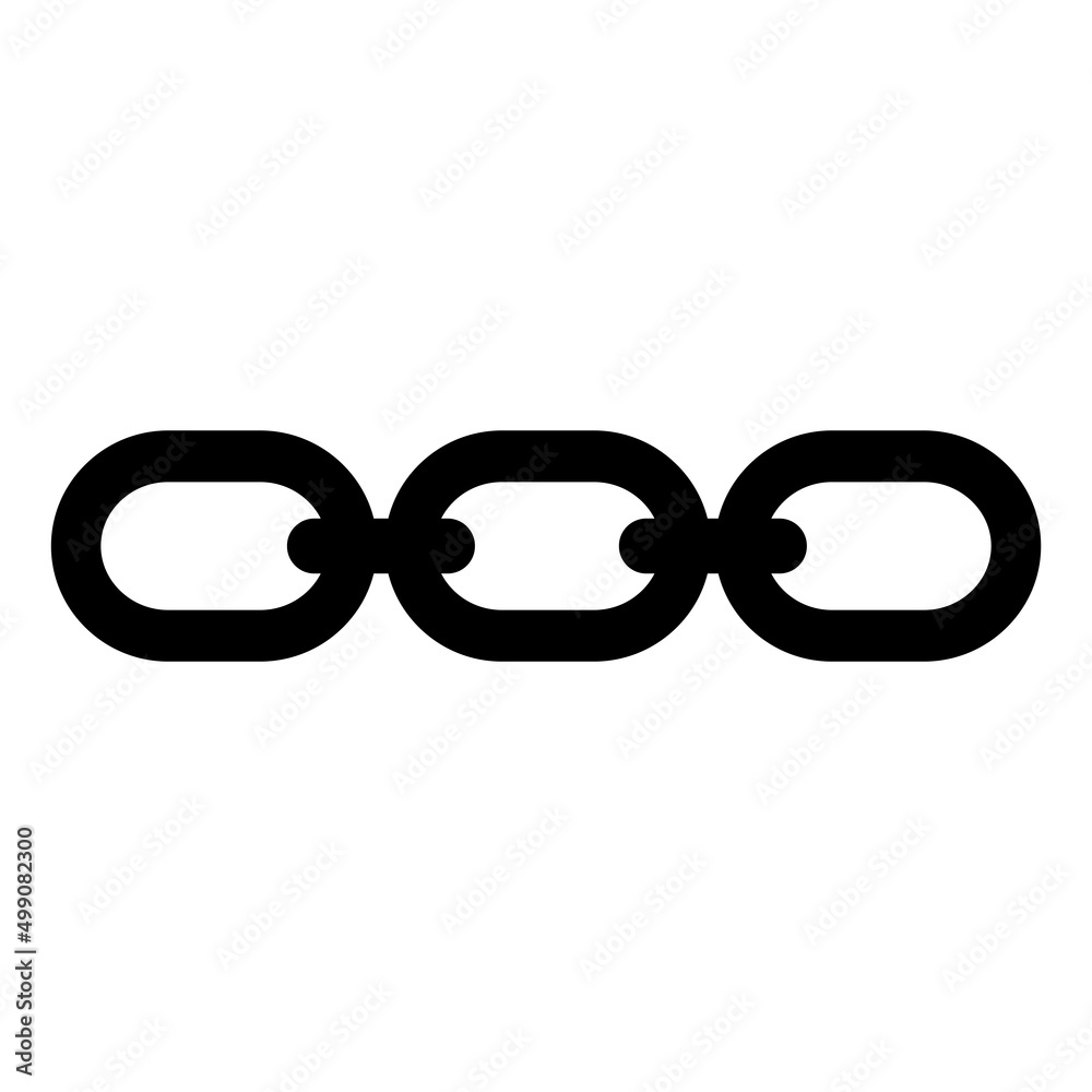 Chain Icon Logo Design Vector Template Illustration Chain Icon Logo Design Vector Template Illustration