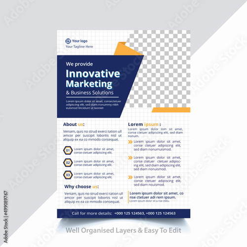 Corporate Business flyer template vector design banner