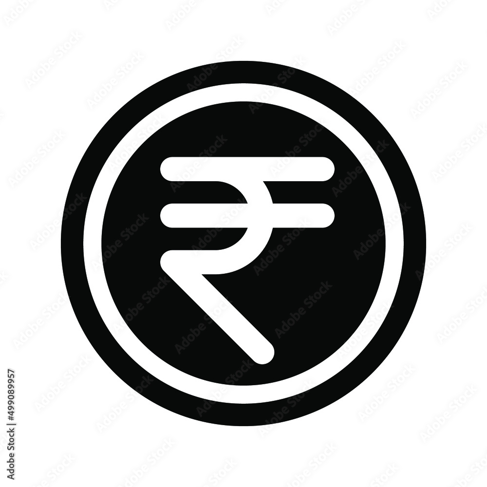 Rupee icon. Indian Rupee sign. vector illustration Rupee icon. Indian Rupee sign. vector illustration