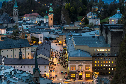 salzburg festival hall at night - Salzburger Osterfestspiele