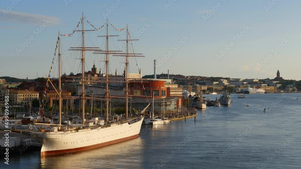 Gothenburg, Sweden. Seen from the Gotha River Bridge Gothenburg, Sweden. Seen from the Gotha River Bridge