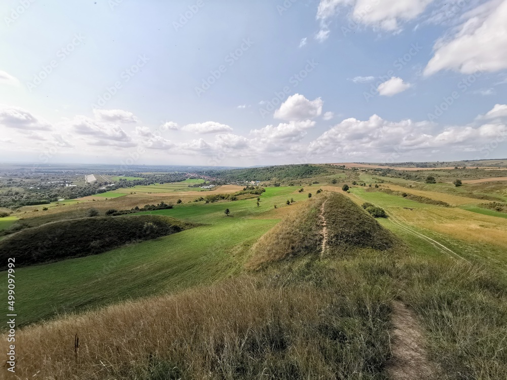 Fototapeta premium Sona mounds in Brasov County, Romania