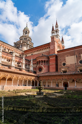 Certosa di Pavia secret view on this amazing architecture 