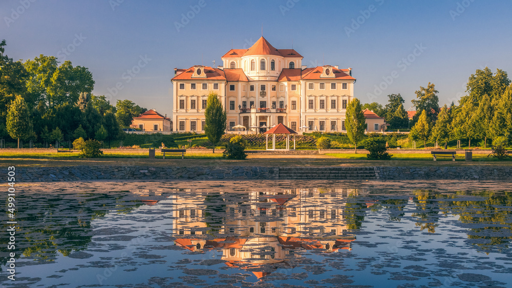 Czech castle Liblice near Melnik city.
