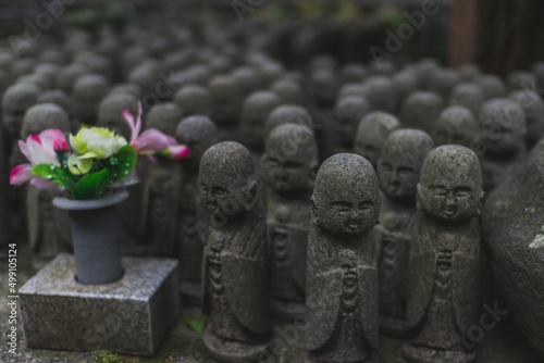 大量のお地蔵様