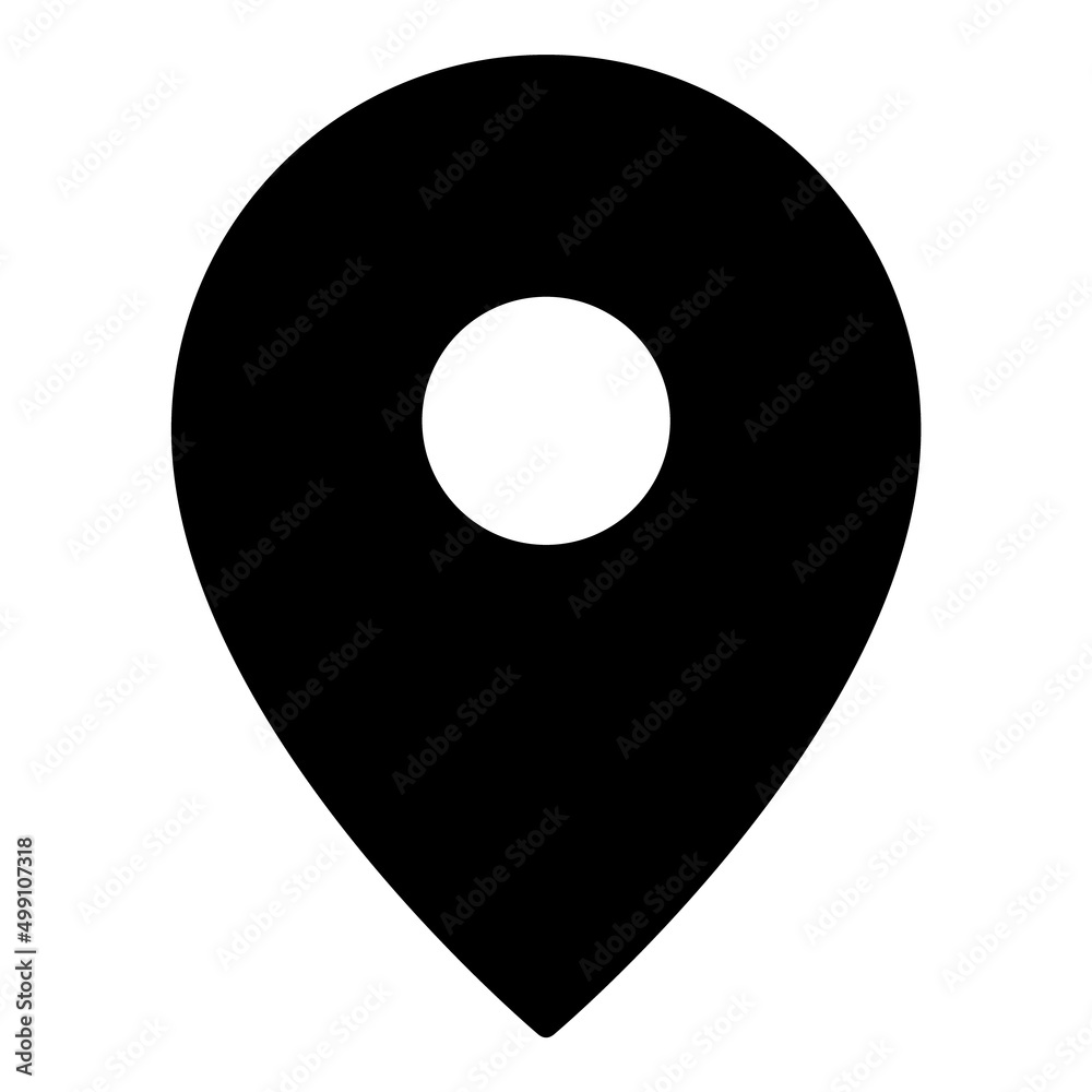 Map Pin Flat Icon Isolated On White Background Map Pin Flat Icon Isolated On White Background