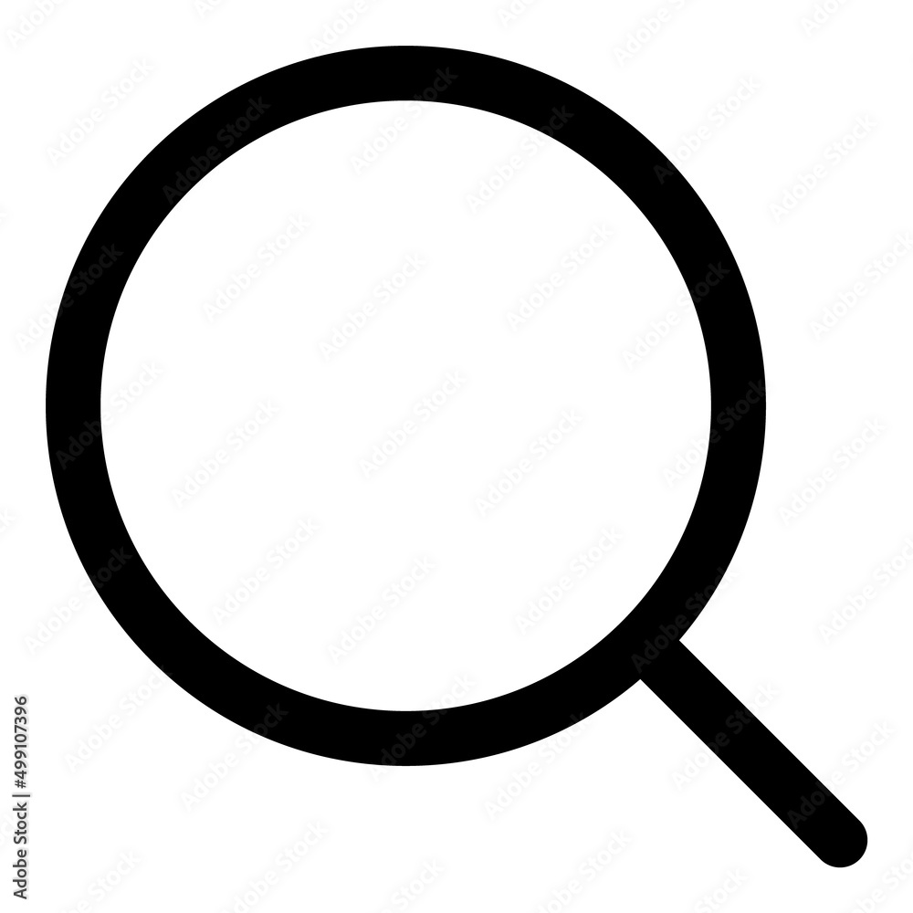 Magnifier Search Flat Icon Isolated On White Background Magnifier Search Flat Icon Isolated On White Background