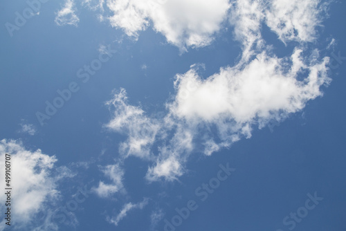 blue sky and clouds on cloudscape