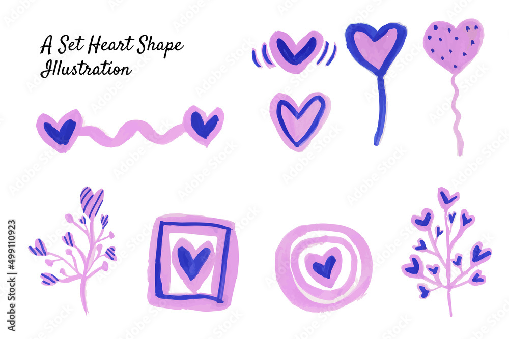 Heart shape illustration