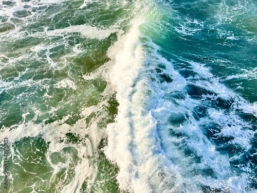 waves on the beach