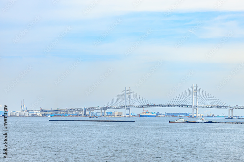 横浜ベイブリッジ 神奈川県横浜市 Yokohama Bay Bridge. Kanagawa-ken Yokohama city. 横浜ベイブリッジ 神奈川県横浜市 Yokohama Bay Bridge. Kanagawa-ken Yokohama city.