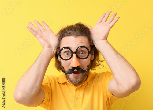 Funny young man in disguise...