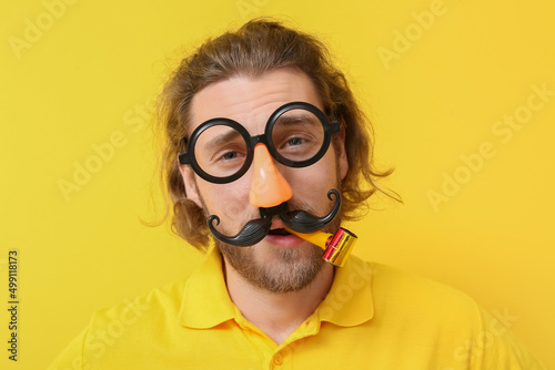 Funny young man in disguise...