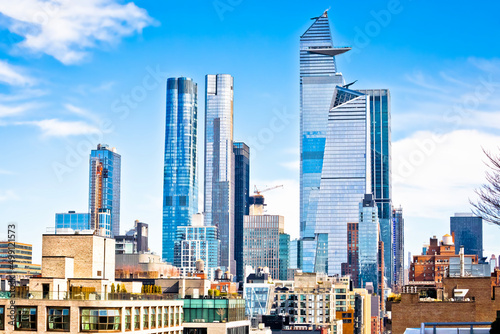 Obraz na płótnie New York City Hudson Yards skyline development view