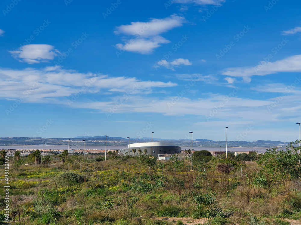 Vistas desde el deposito del agua en Torrevieja