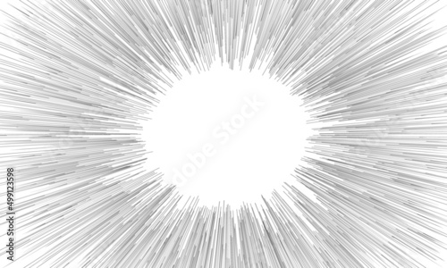 Manga radial speed line design 集中線