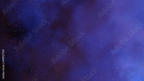 Blue Nebula space background