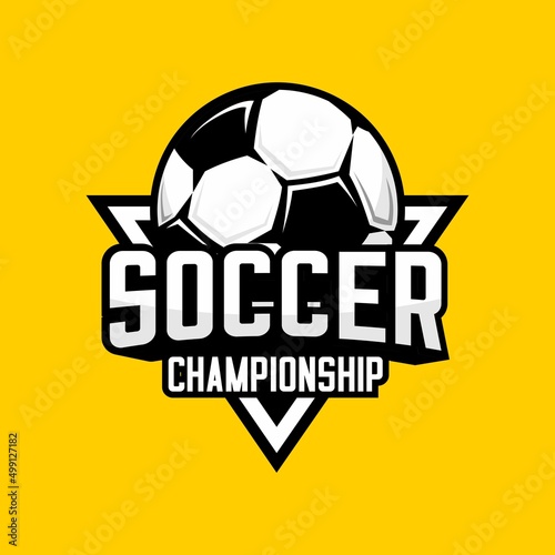 football club logo illustration vector, ball vector