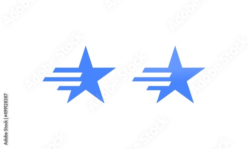 star logo icon template sky object design