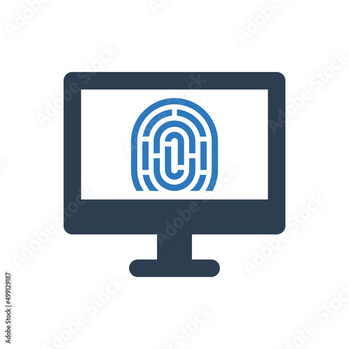 Computer Fingerprint icon