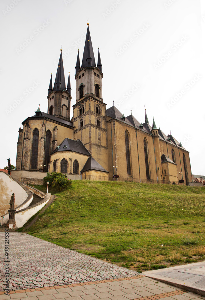 Church of St. Nicolas and Elisabeth in Cheb. Czech Republic