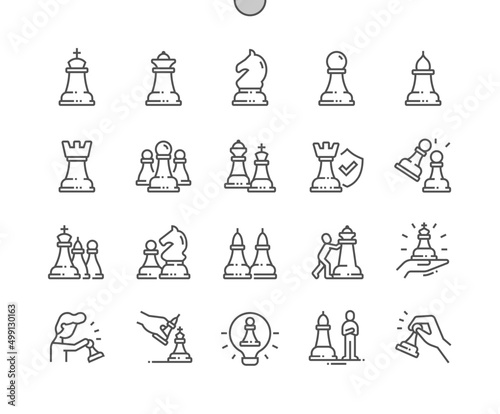 Canvas Print Chessmen