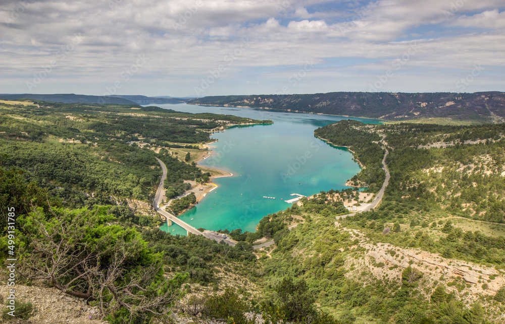 Fototapeta premium Gorge du Verdon-Lac de Sainte-Croix