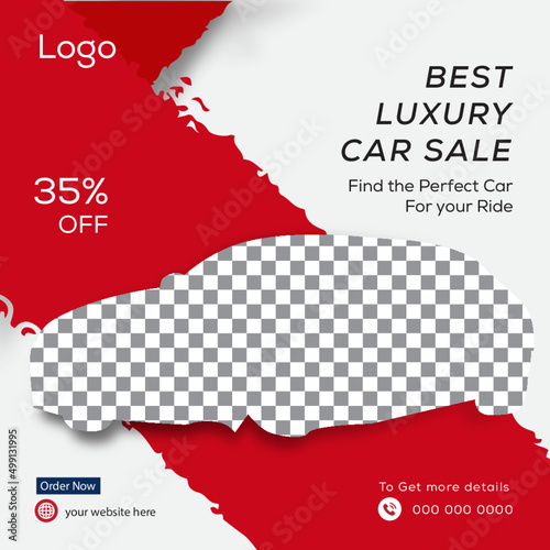 Car Rental Poster Template